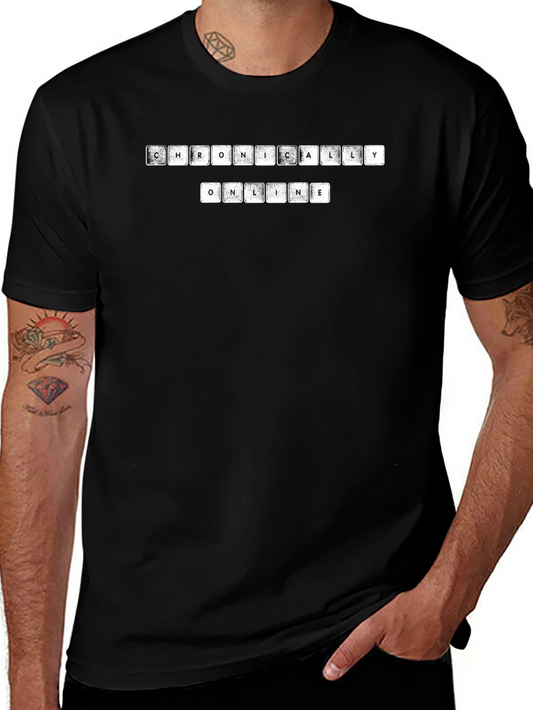 Chronically Online Graphic T-Shirt