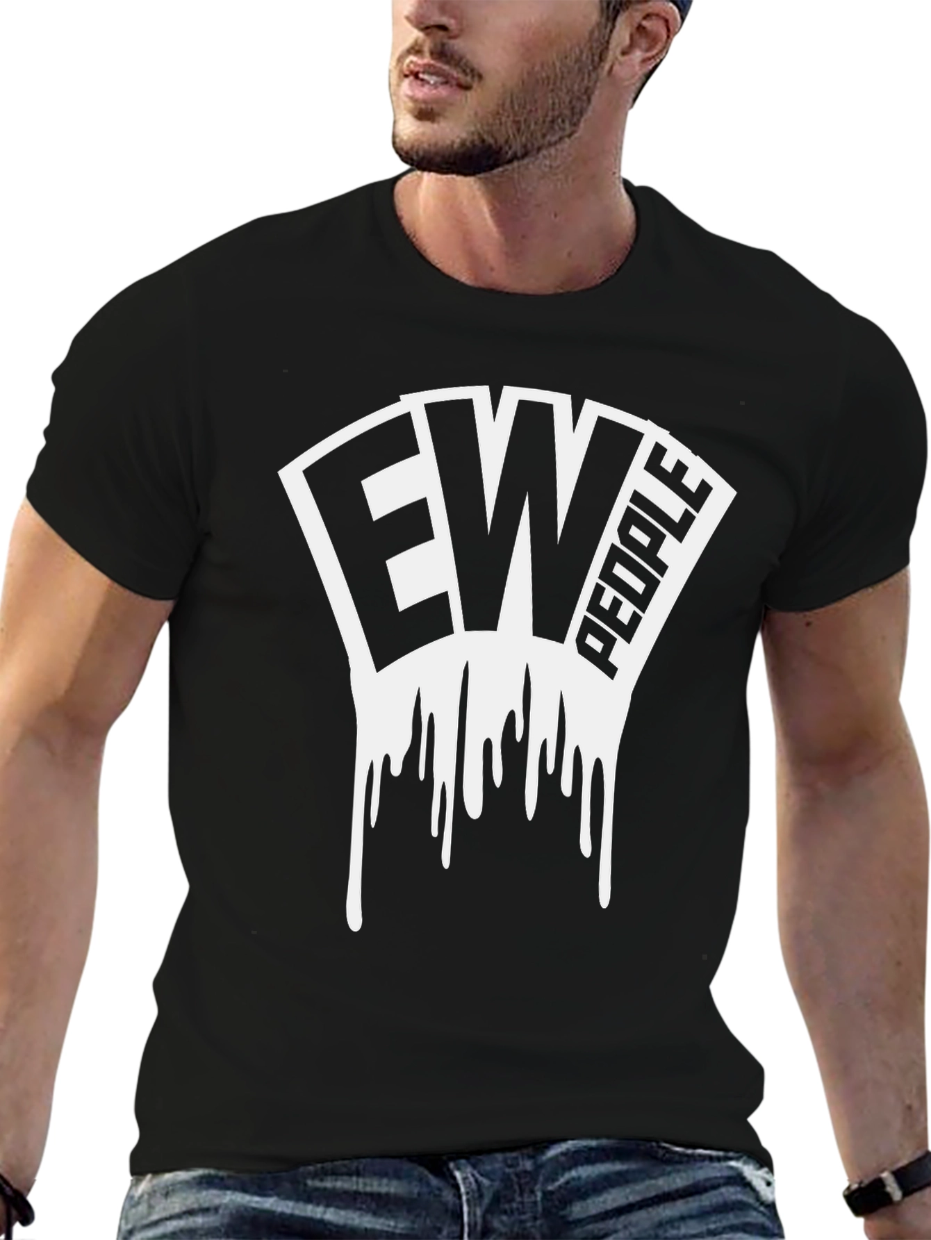 Ew People Graphic Tee - Unisex Black T-Shirt