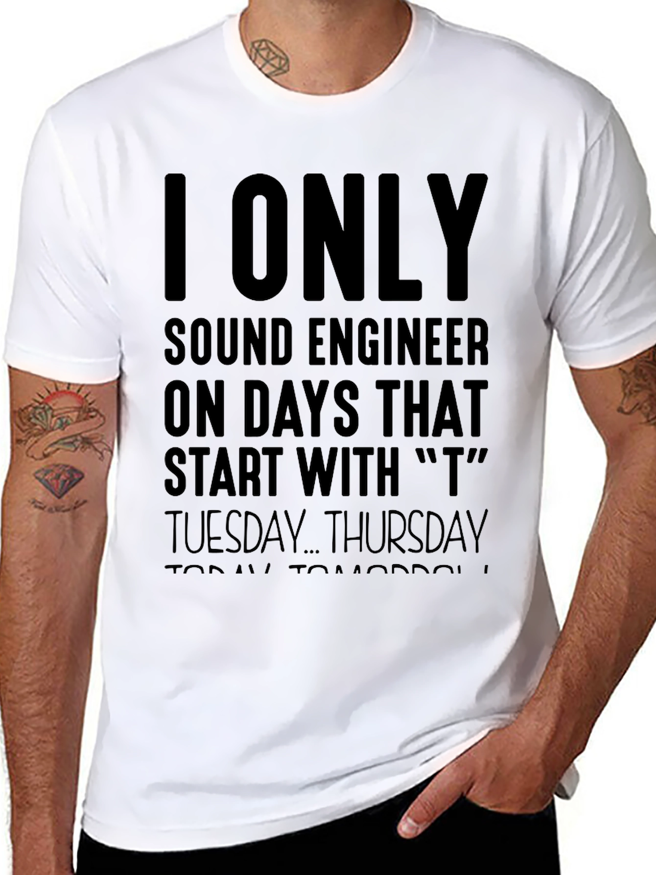 Sound Engineer T-Shirt - T Days Only
