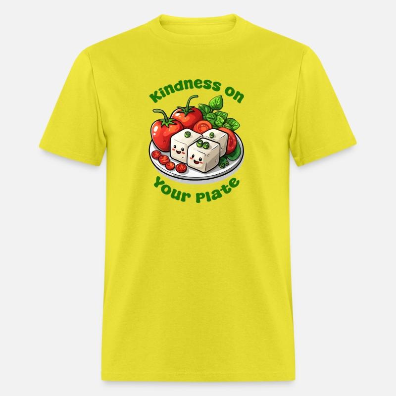 Kindness On Your Plate Vegan Funny Cute Tofu