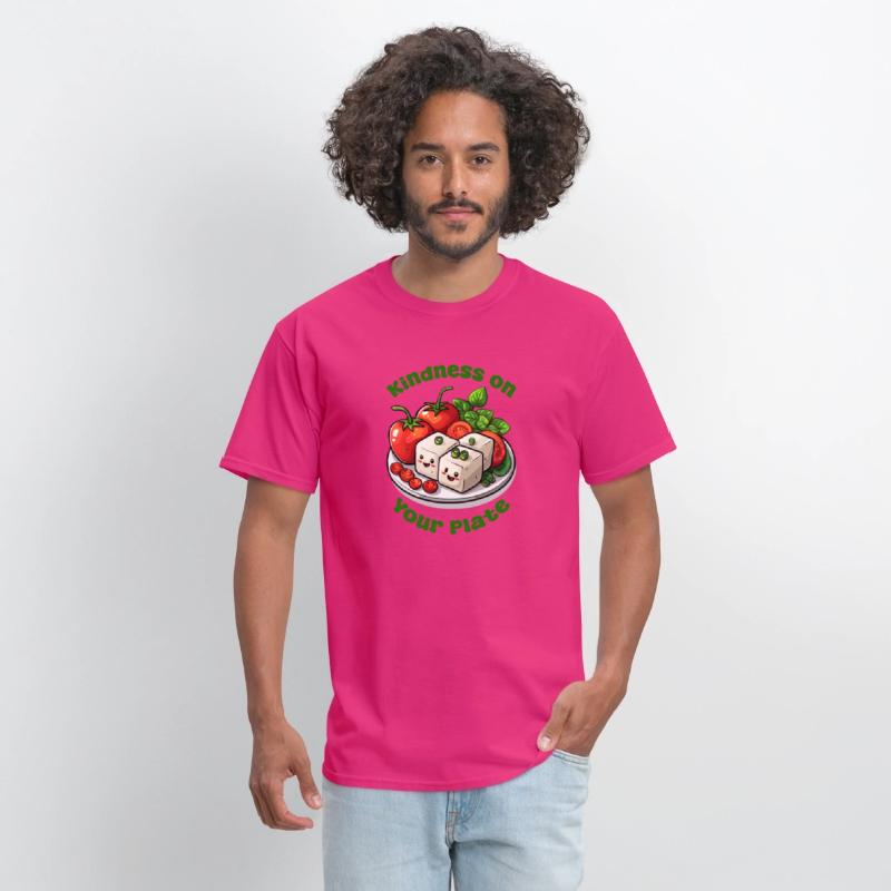 Kindness On Your Plate Vegan Funny Cute Tofu