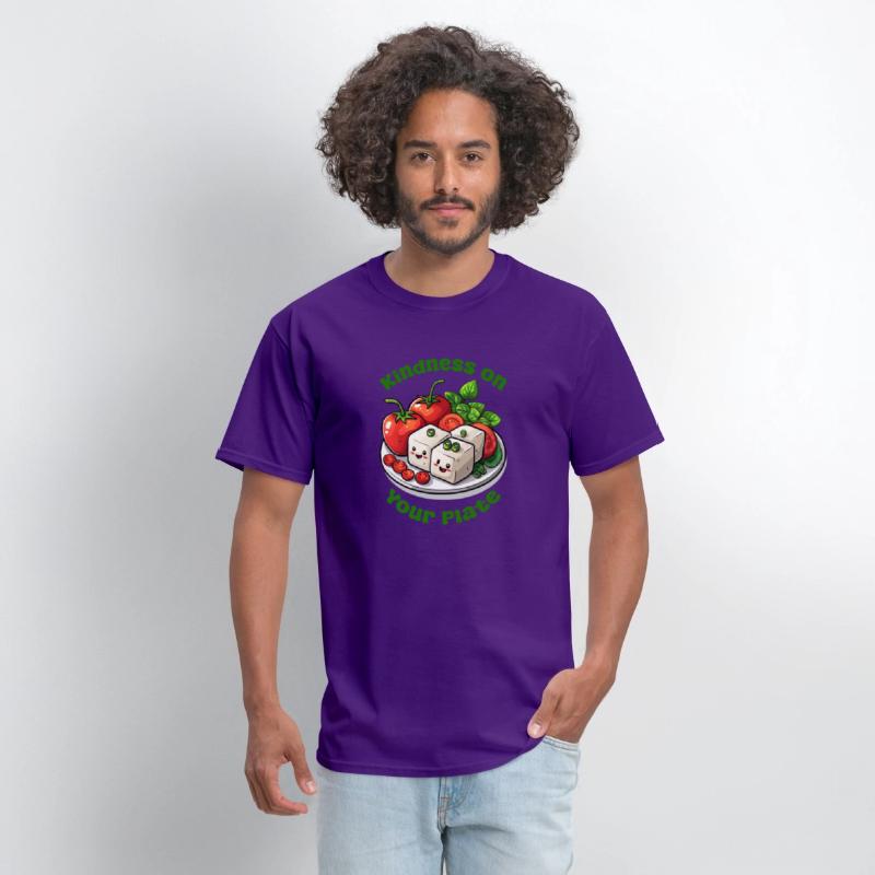 Kindness On Your Plate Vegan Funny Cute Tofu