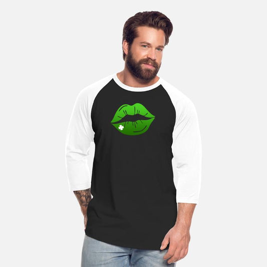Kiss Mouth Lips Green Ireland St. Patrick's Day