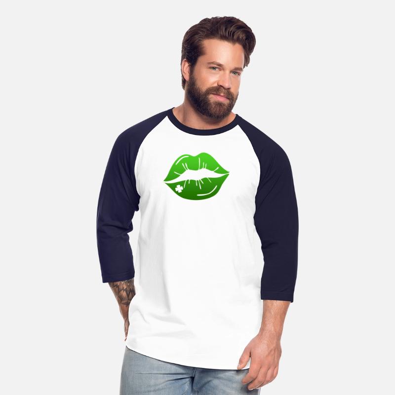Kiss Mouth Lips Green Ireland St. Patrick's Day