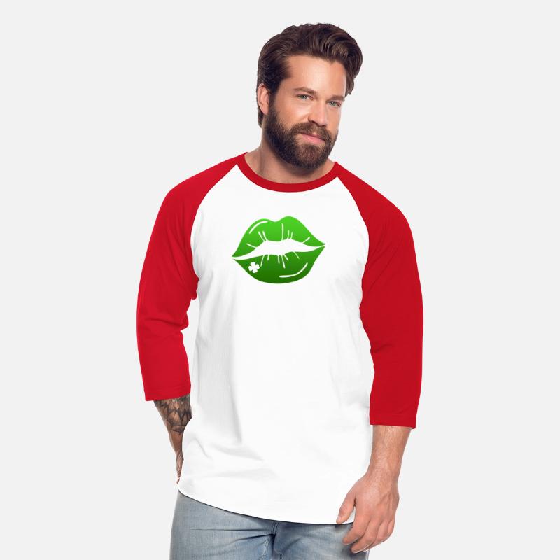 Kiss Mouth Lips Green Ireland St. Patrick's Day