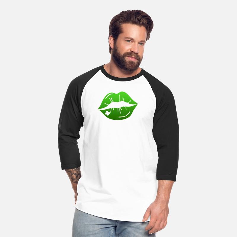 Kiss Mouth Lips Green Ireland St. Patrick's Day