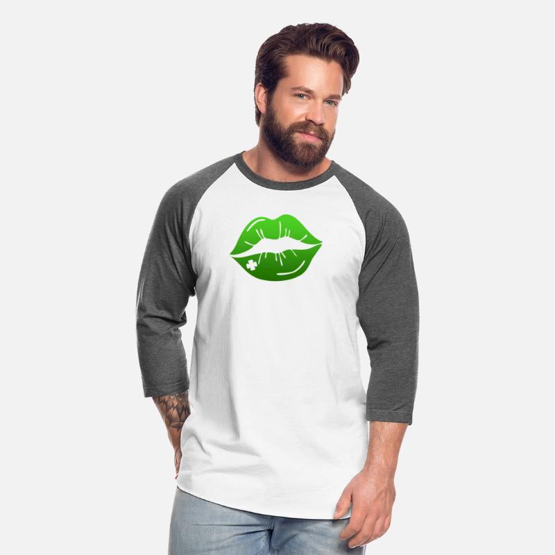 Kiss Mouth Lips Green Ireland St. Patrick's Day