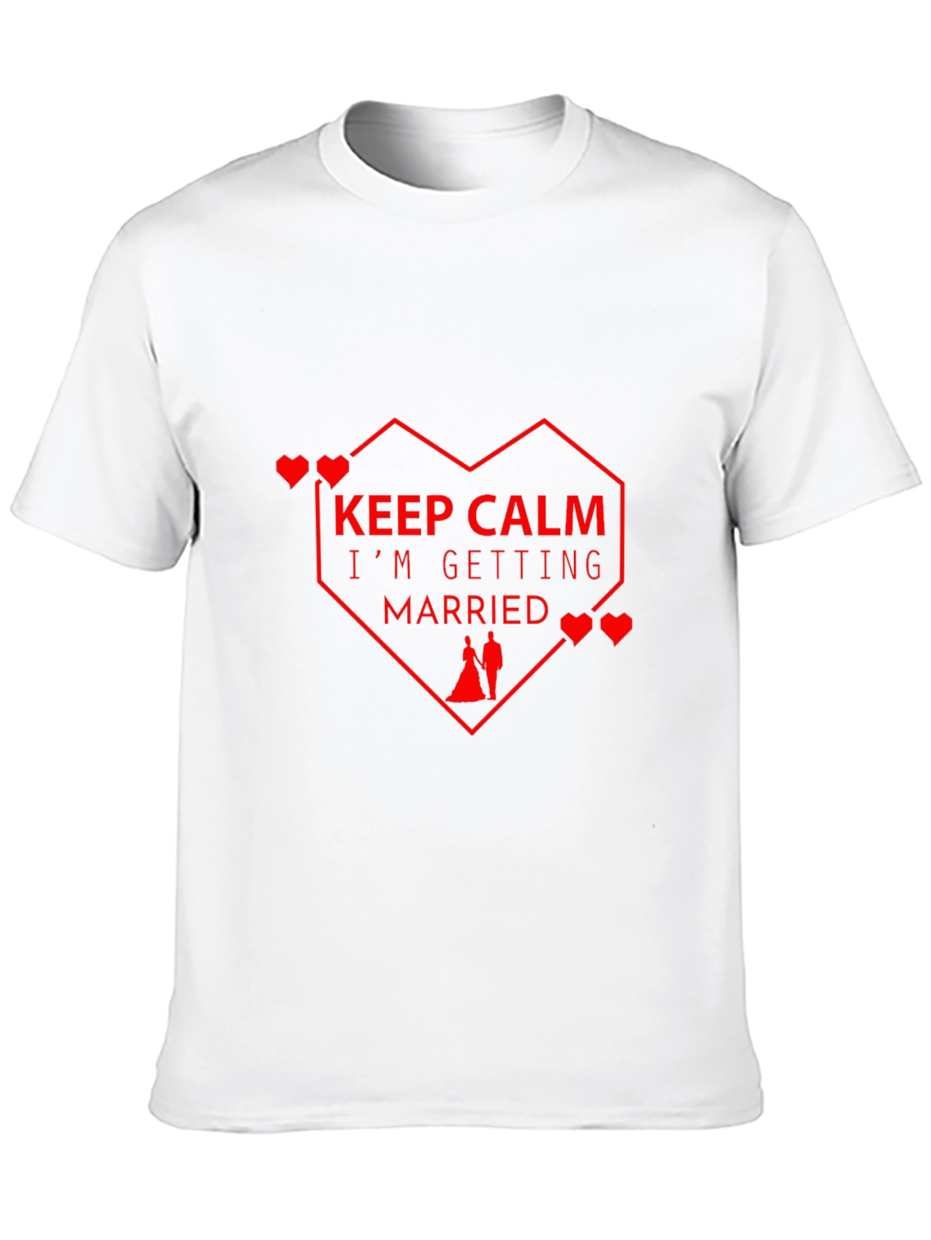 Keep Calm Im Getting Married Black T-Shirt