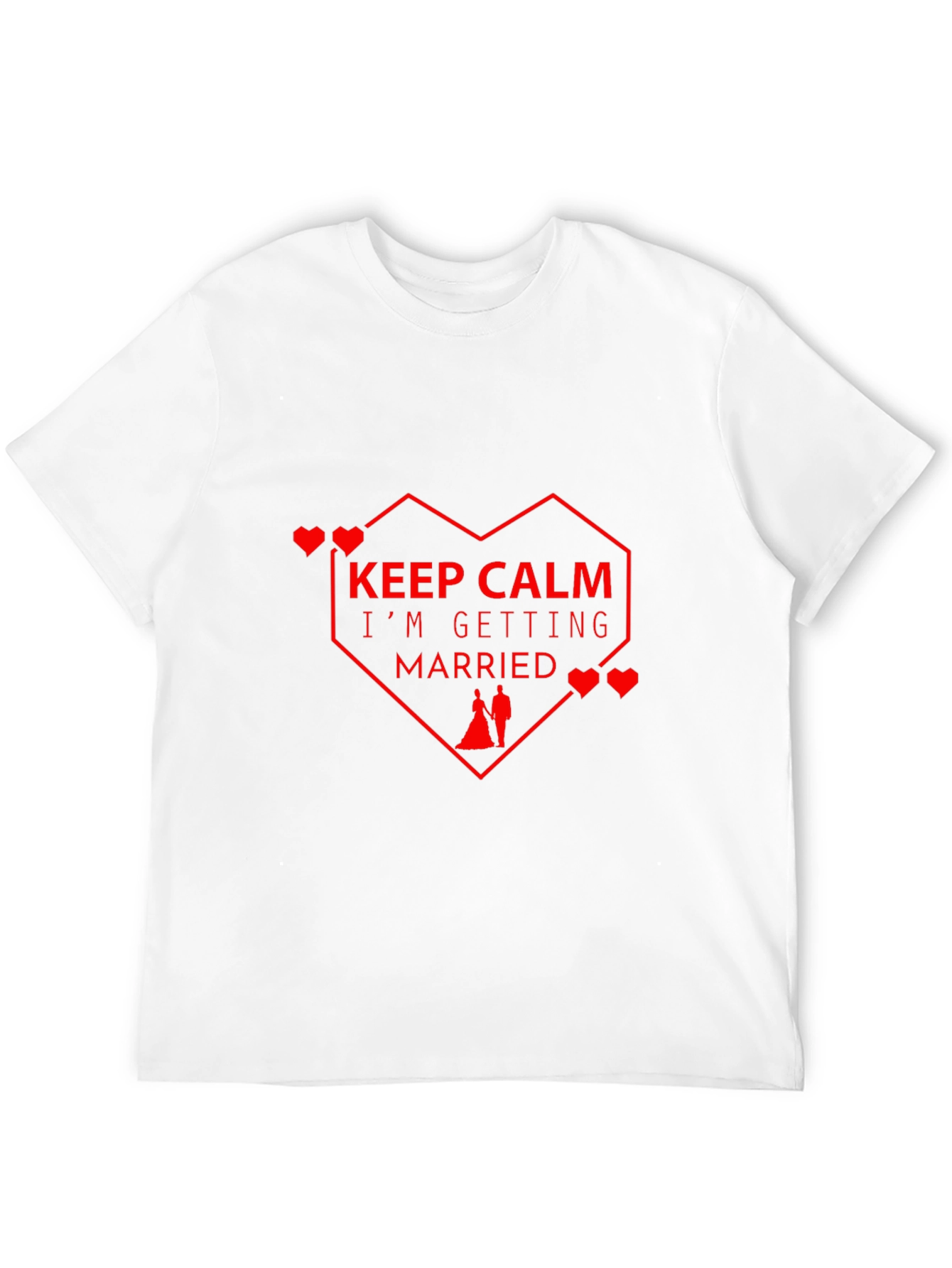 Keep Calm Im Getting Married Black T-Shirt