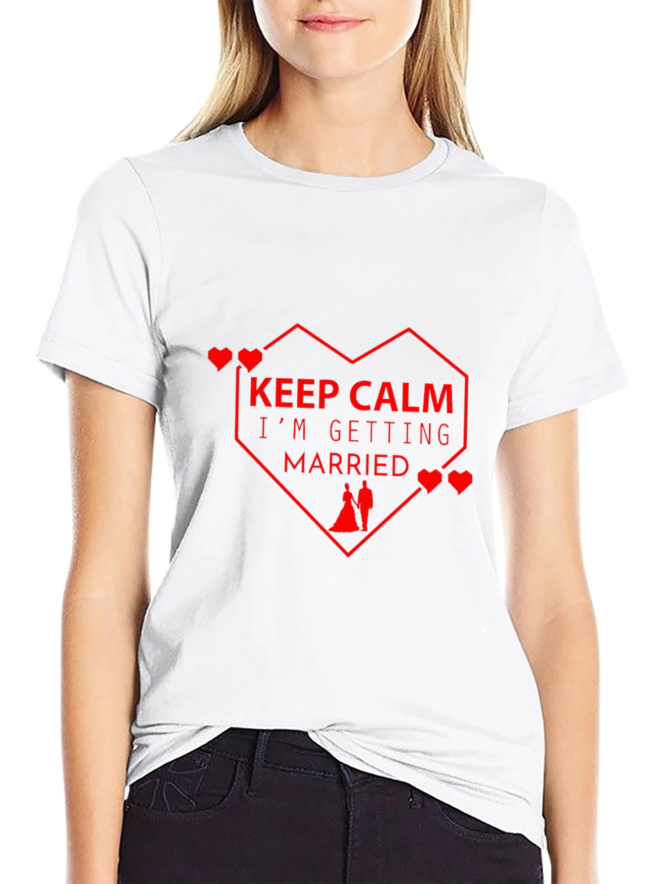 Keep Calm Im Getting Married Black T-Shirt