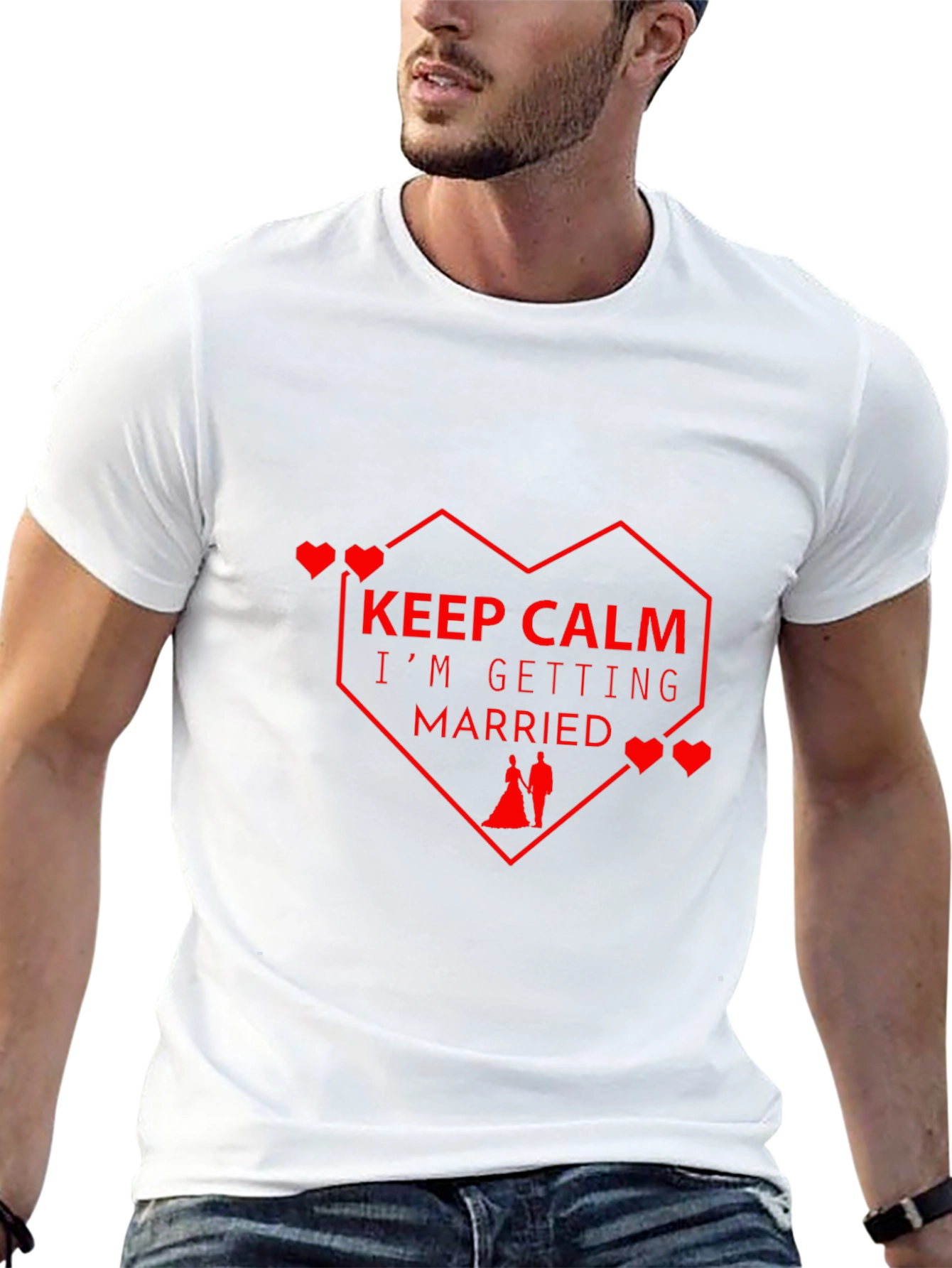 Keep Calm Im Getting Married Black T-Shirt