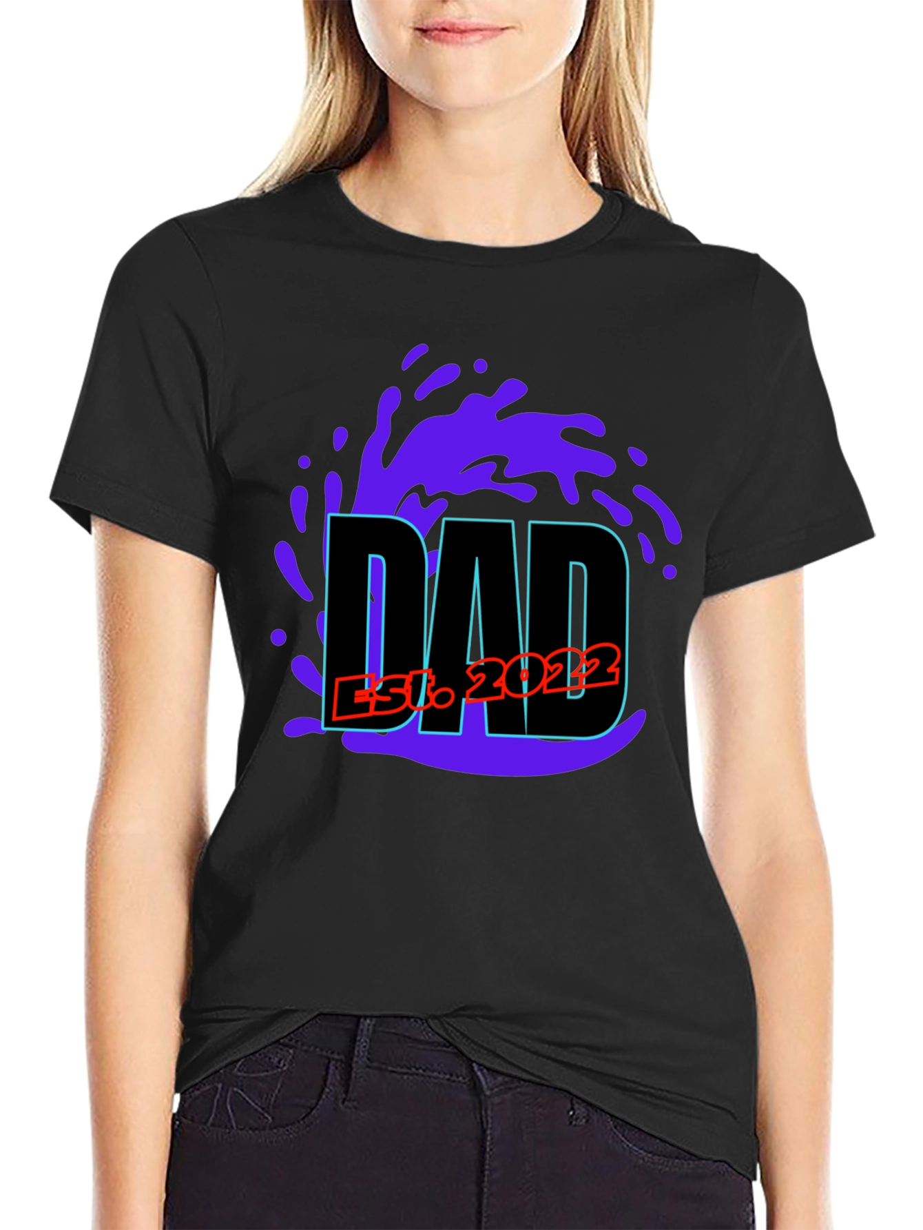 Dad Est. 2022 T-Shirt - New Dad Gift