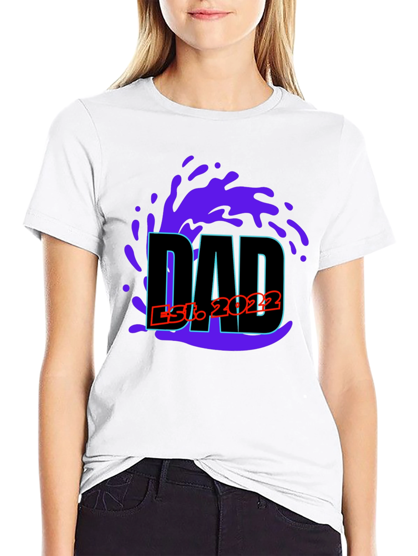 Dad Est. 2022 T-Shirt - New Dad Gift