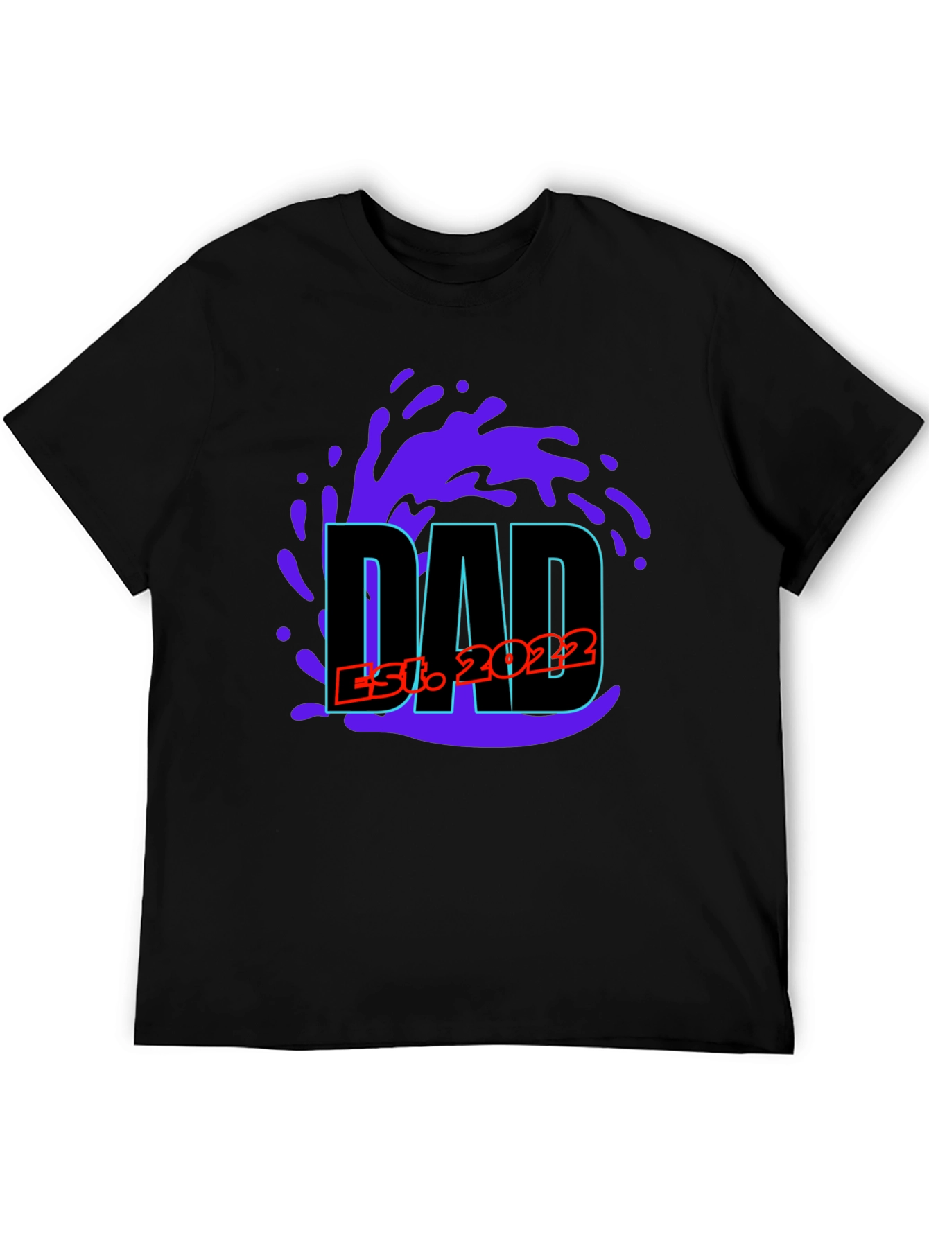 Dad Est. 2022 T-Shirt - New Dad Gift