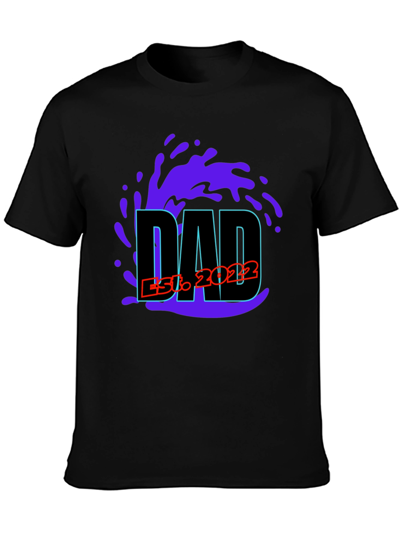 Dad Est. 2022 T-Shirt - New Dad Gift