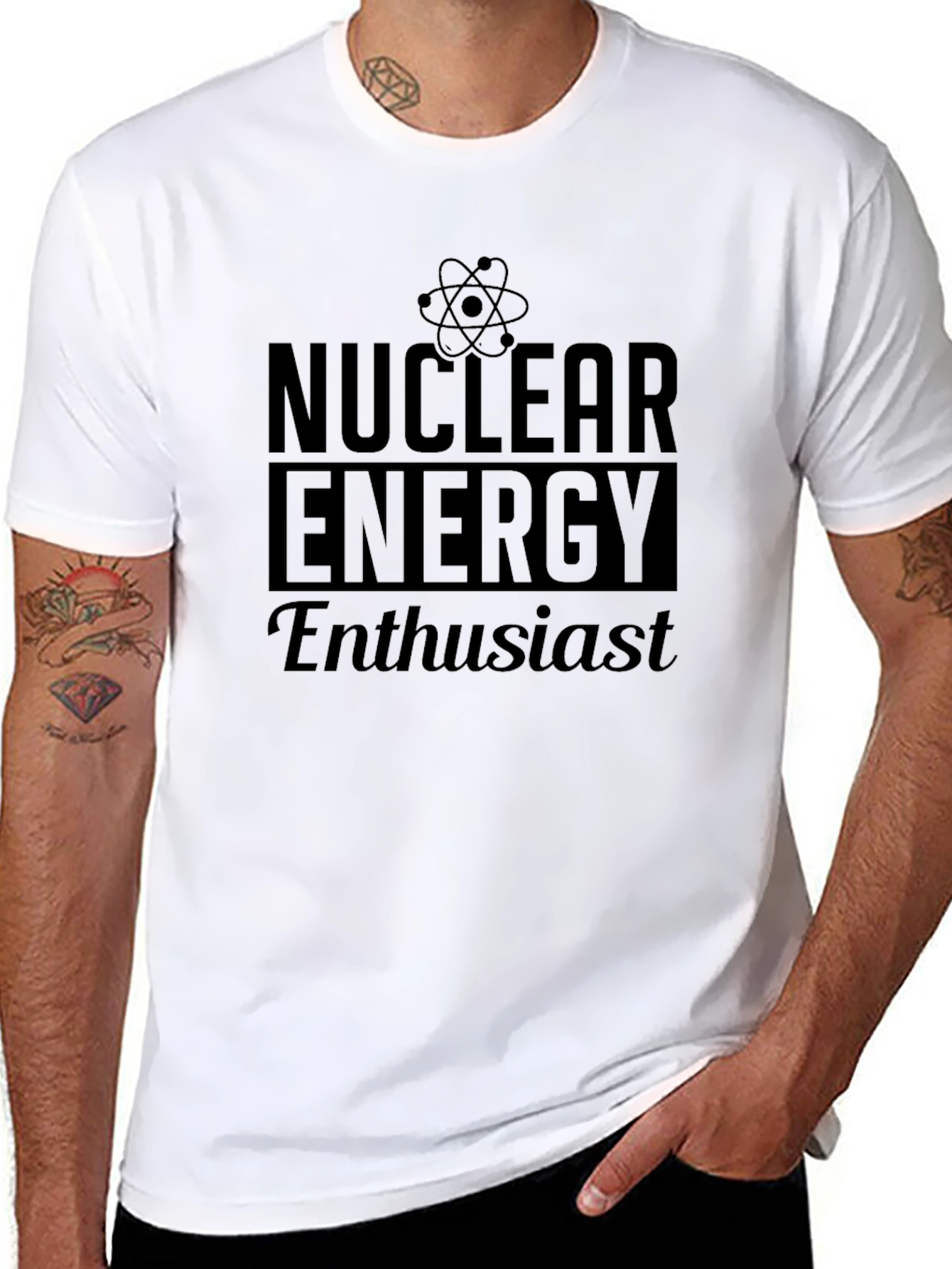 Nuclear Energy Enthusiast Graphic T-Shirt