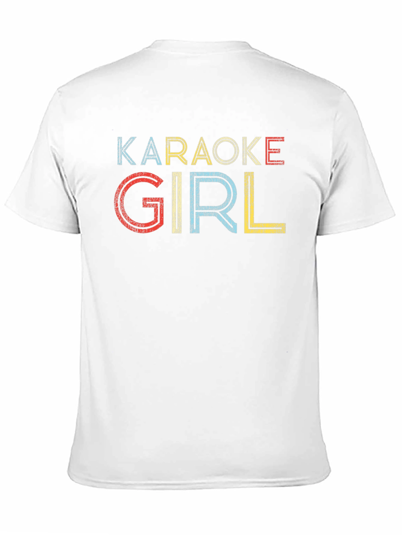 Karaoke Girl Graphic Tee - Retro Style