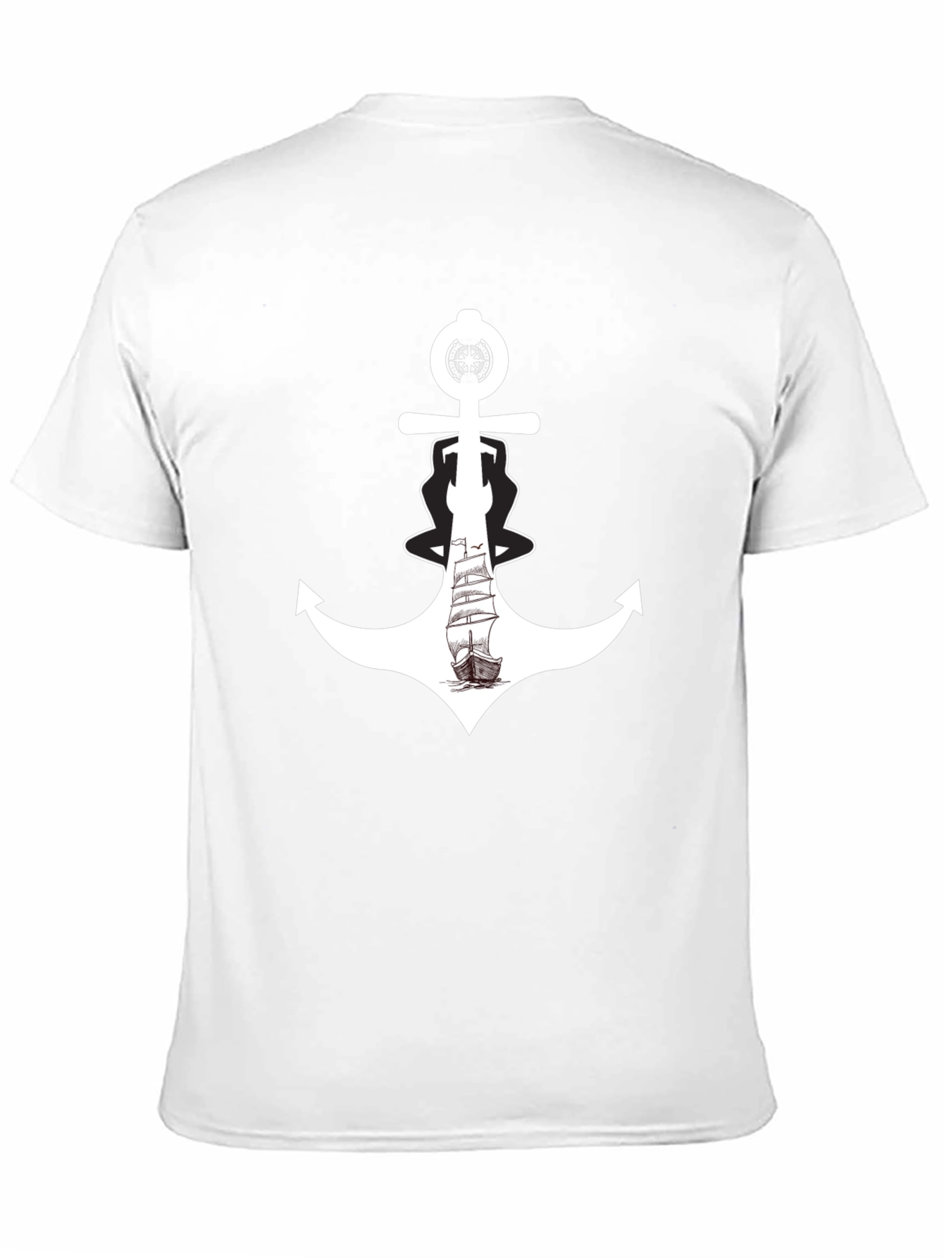 Nautical Anchor Ship Graphic Tee