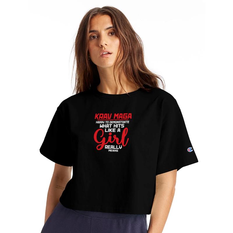 Krav Maga Happy To Demonstrate Training Woman Mart