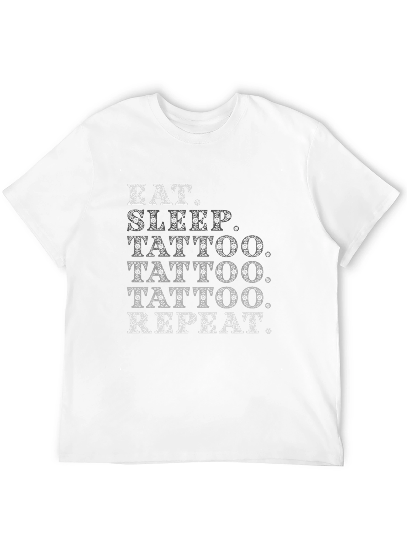 Eat Sleep Tattoo Repeat Graphic Tee