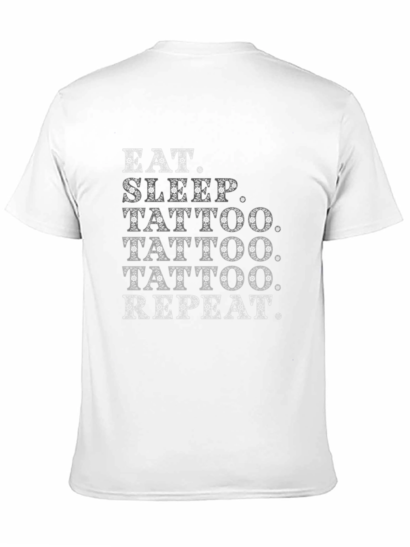 Eat Sleep Tattoo Repeat Graphic Tee