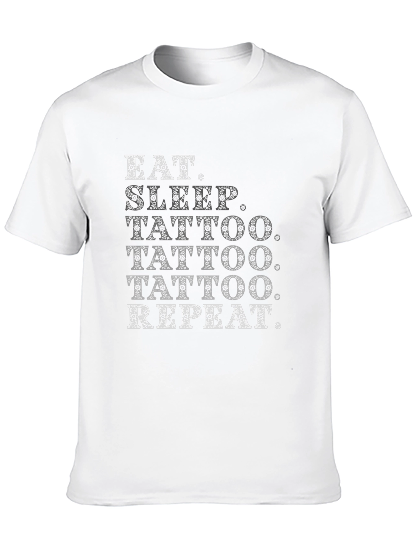 Eat Sleep Tattoo Repeat Graphic Tee