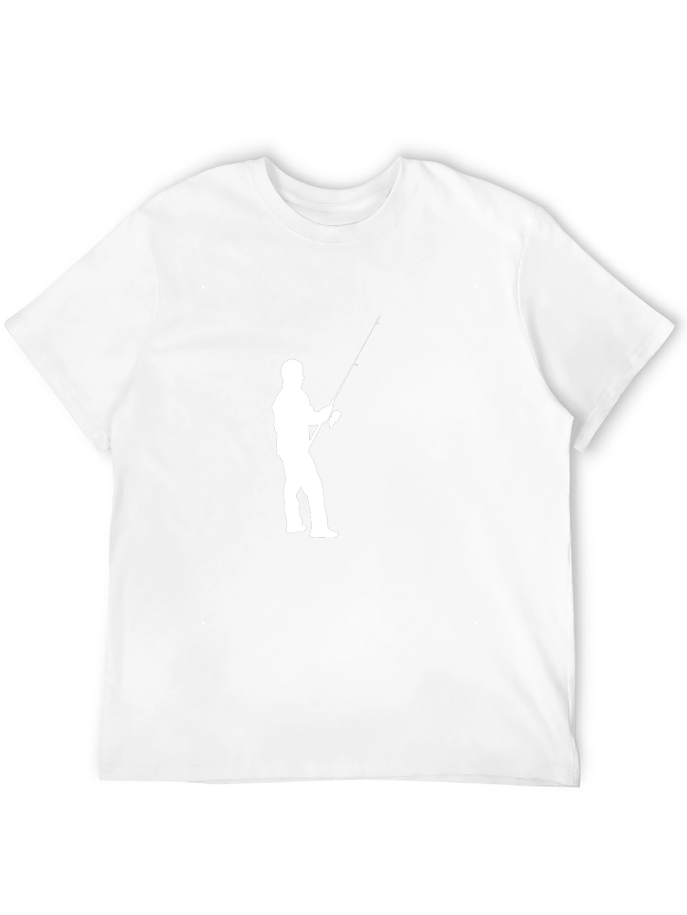 Fishing Silhouette Black T-Shirt