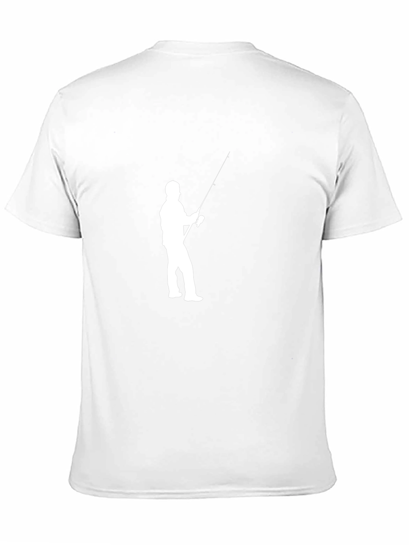 Fishing Silhouette Black T-Shirt