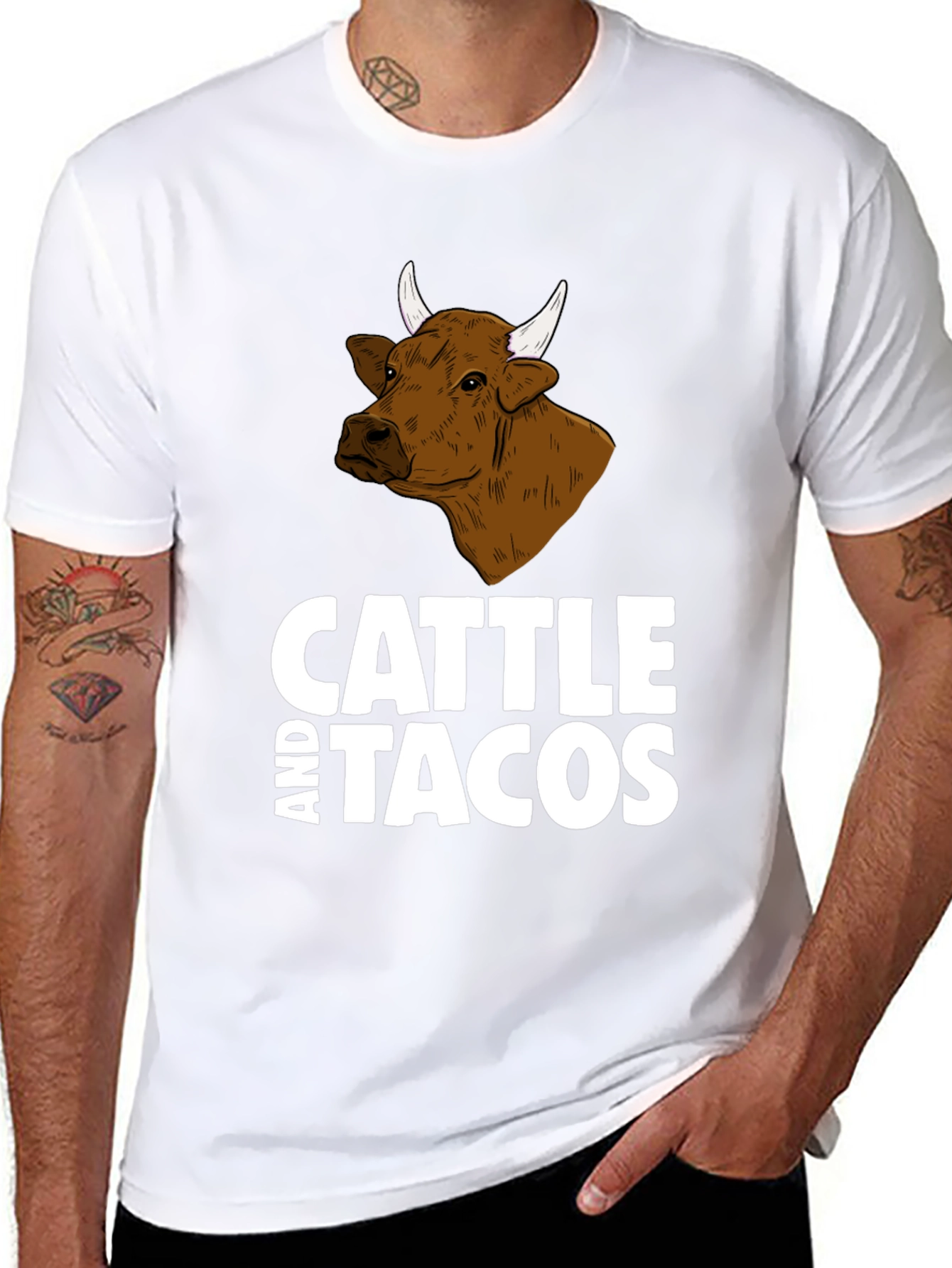 Cattle and Tacos Graphic Tee