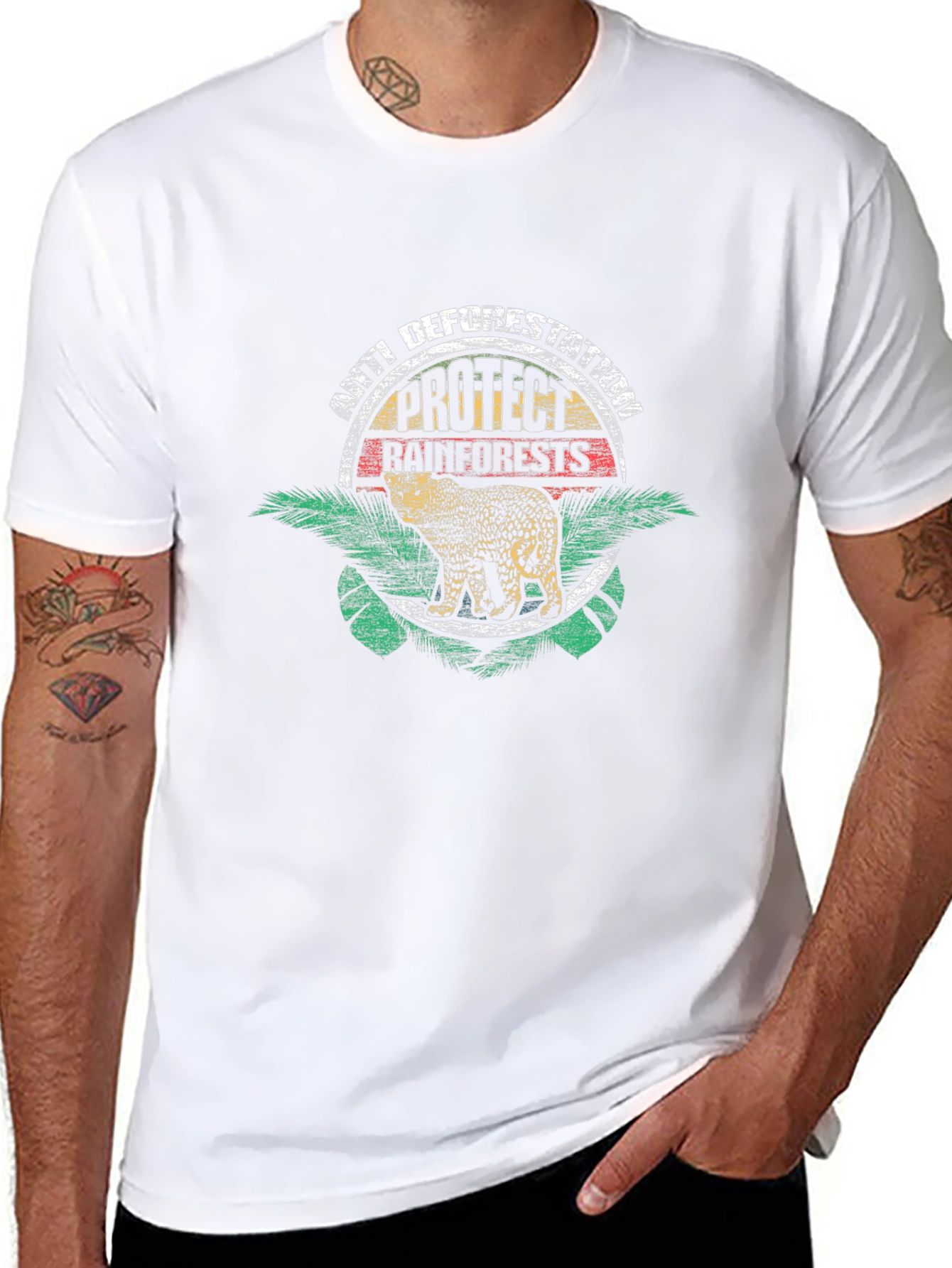 Protect Rainforests Graphic Tee - Anti-Deforestation T-Shirt