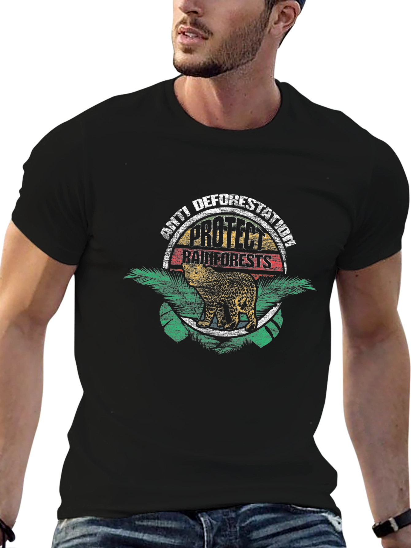 Protect Rainforests Graphic Tee - Anti-Deforestation T-Shirt