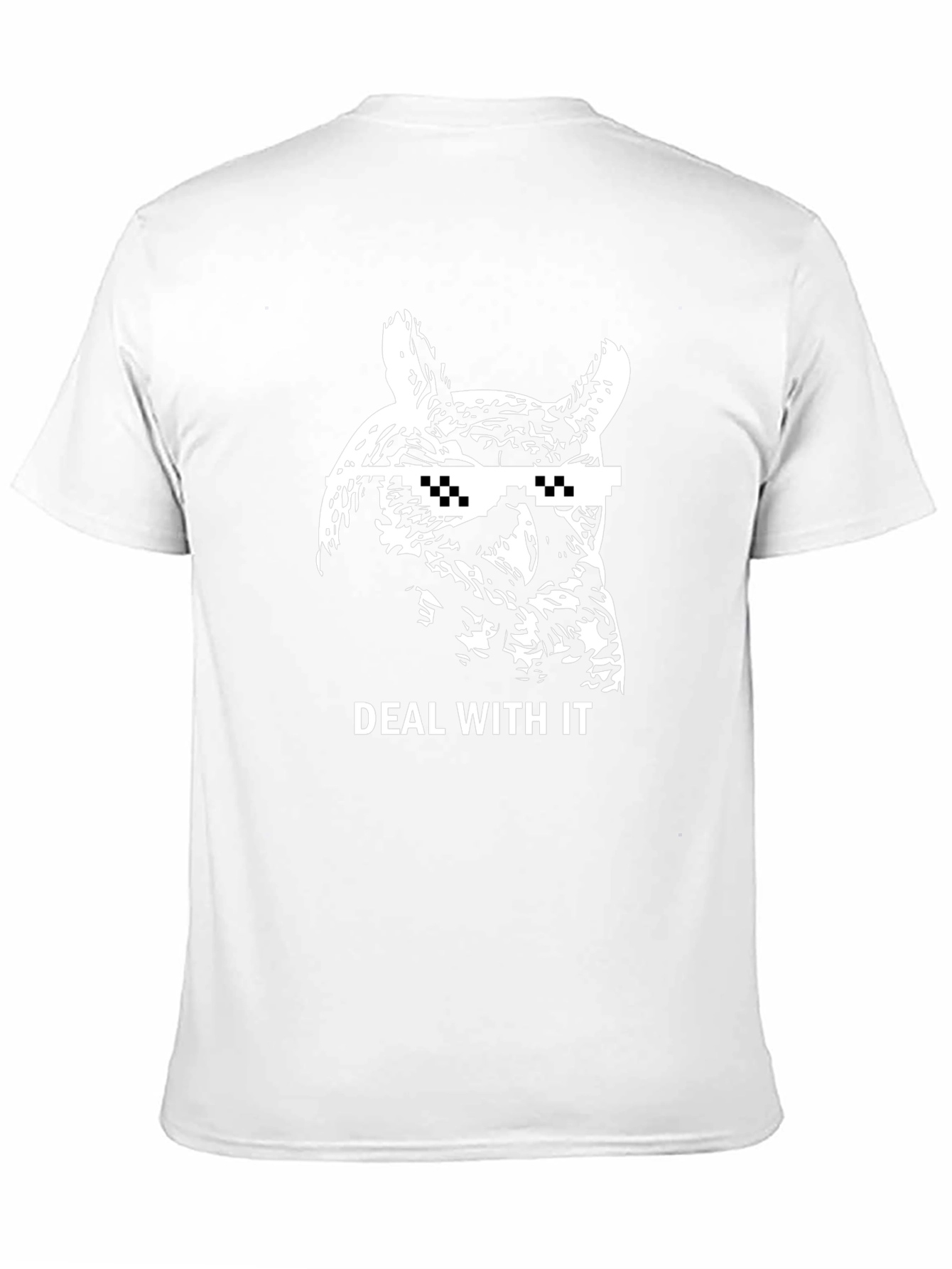 Deal With It Owl Black T-Shirt