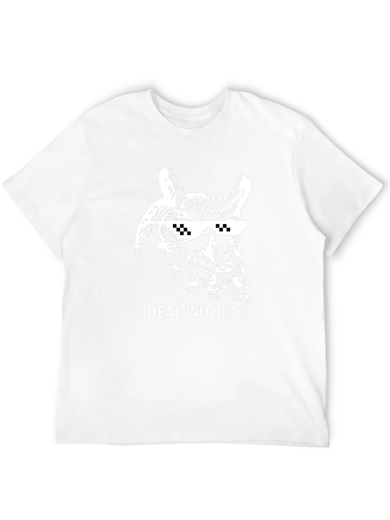 Deal With It Owl Black T-Shirt