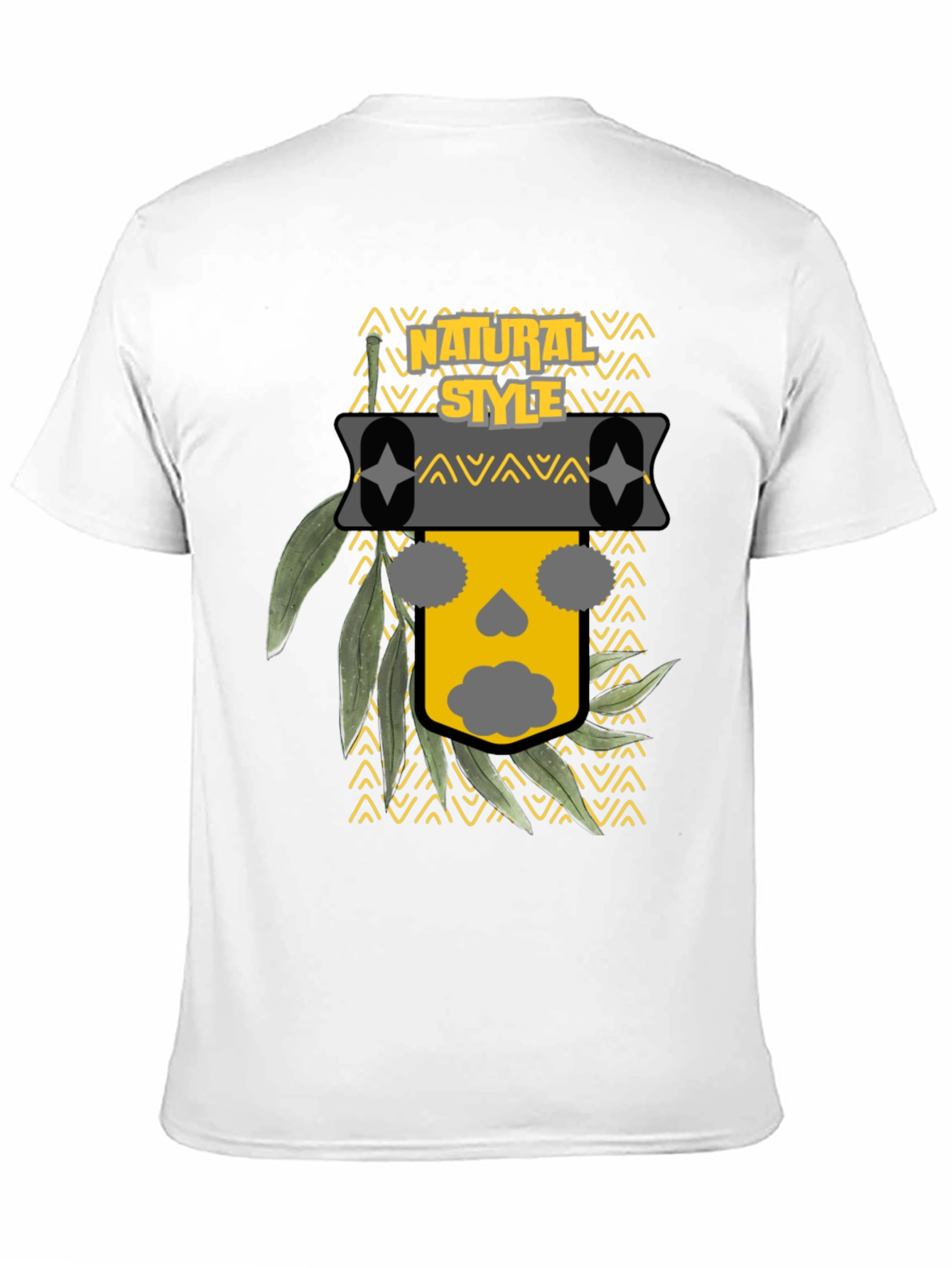 Natural Style Graphic Print T-Shirt