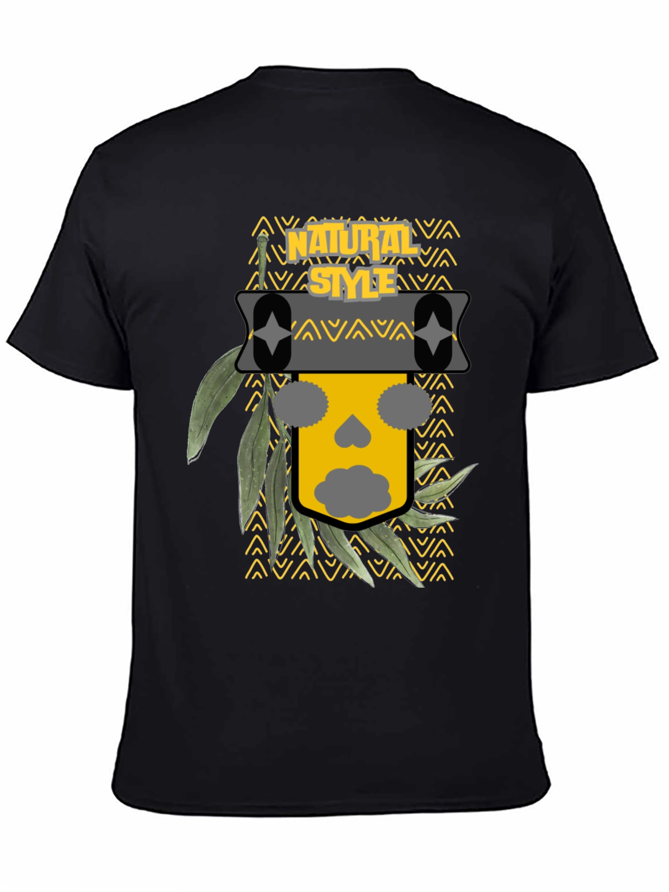 Natural Style Graphic Print T-Shirt