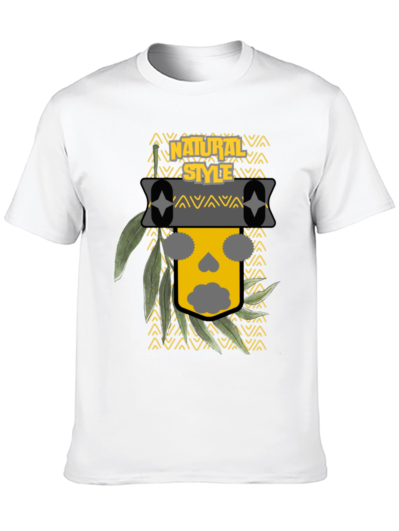 Natural Style Graphic Print T-Shirt
