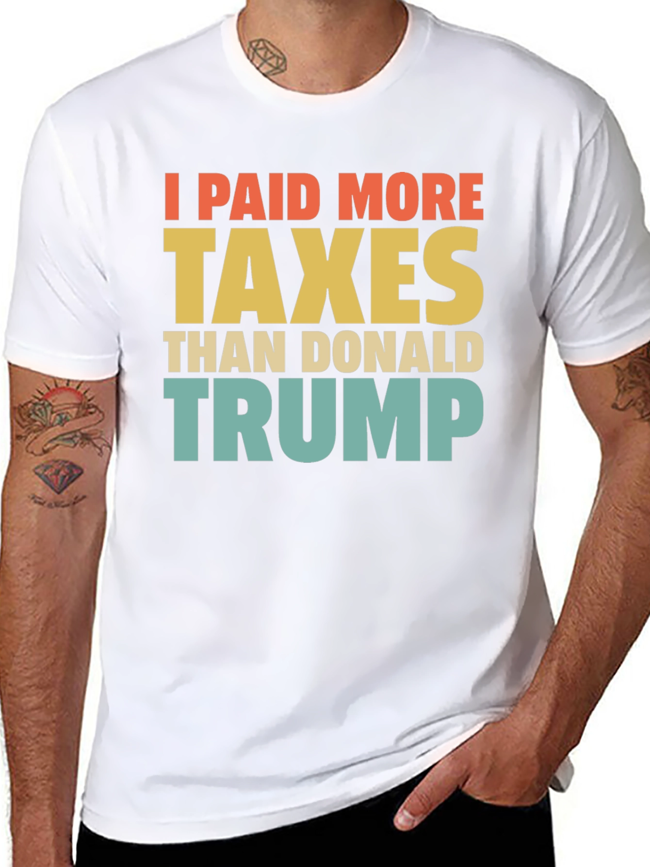 I Paid More Taxes Than Donald Trump T-Shirt