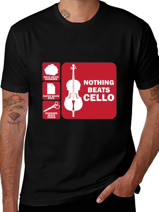 Nothing Beats Cello T-Shirt - Rock Paper Scissors