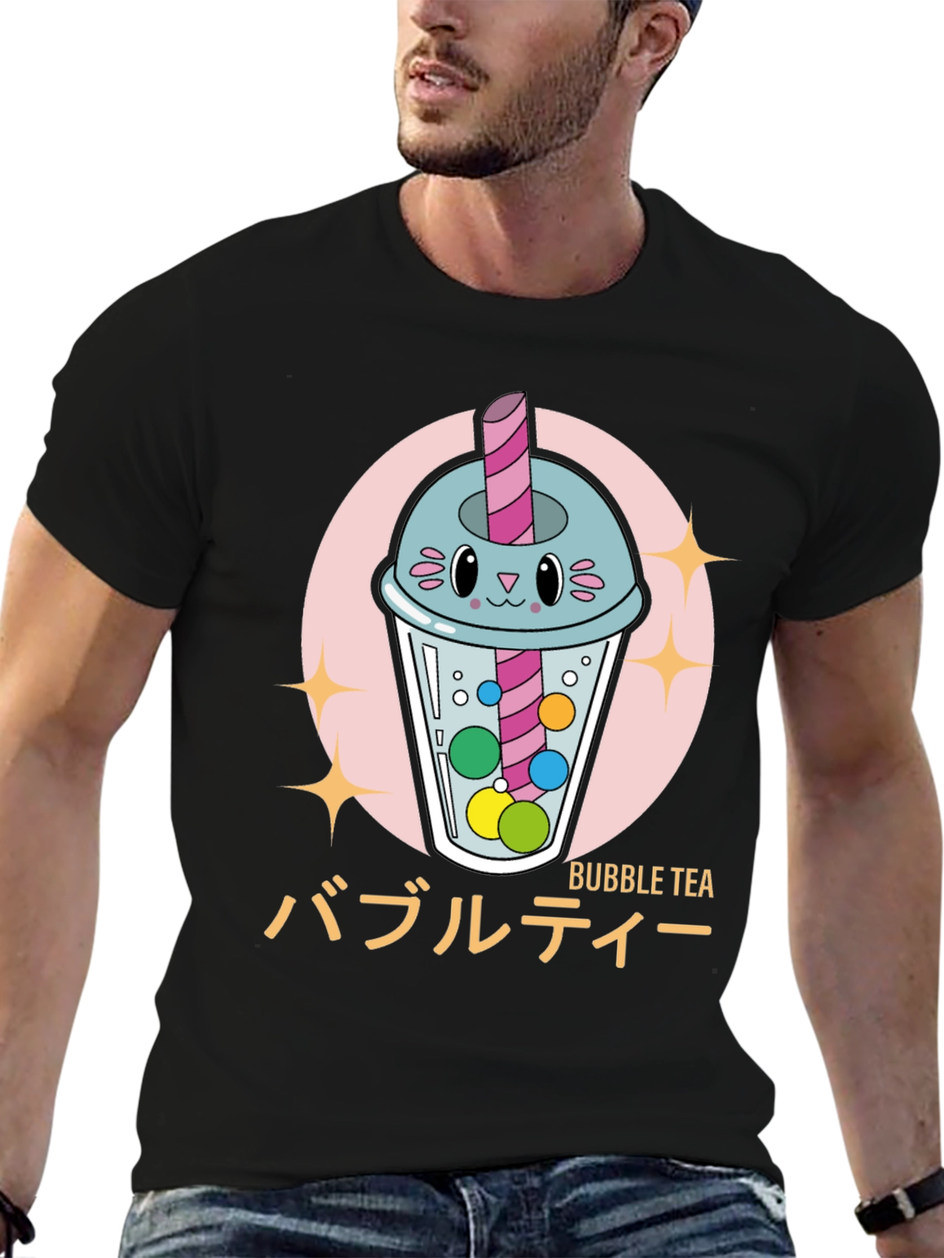 Kawaii Bubble Tea Graphic Tee