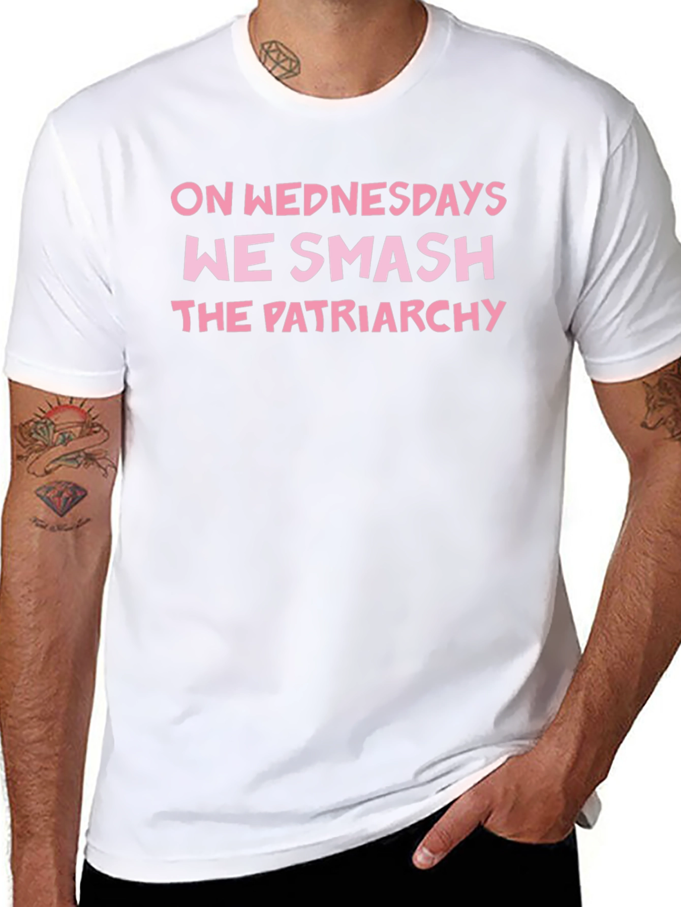 Feminist T-Shirt: On Wednesdays We Smash The Patriarchy