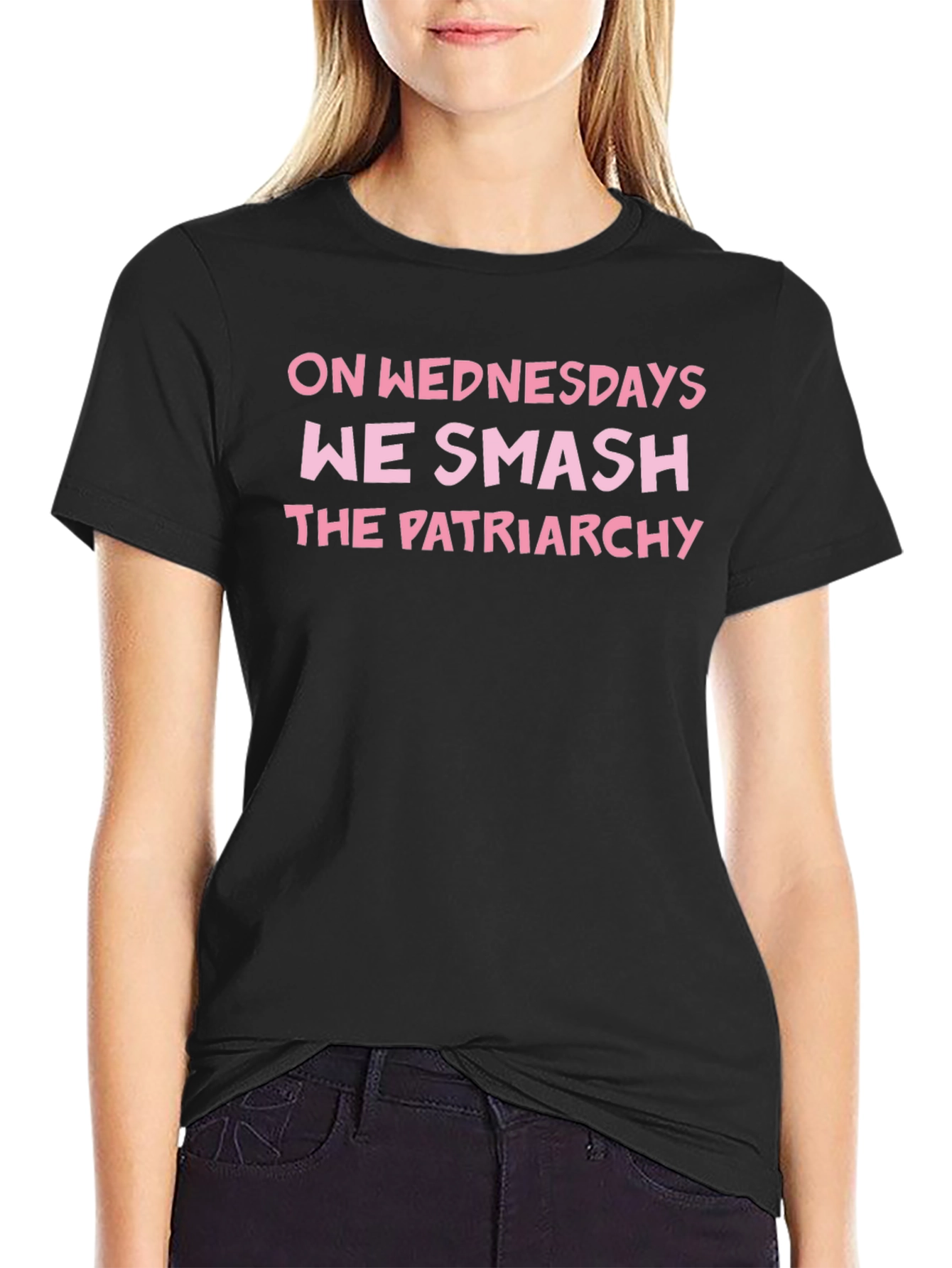 Feminist T-Shirt: On Wednesdays We Smash The Patriarchy