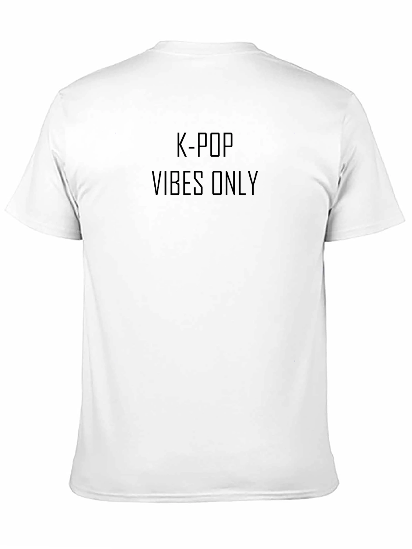 K-Pop Vibes Only Black Graphic Tee