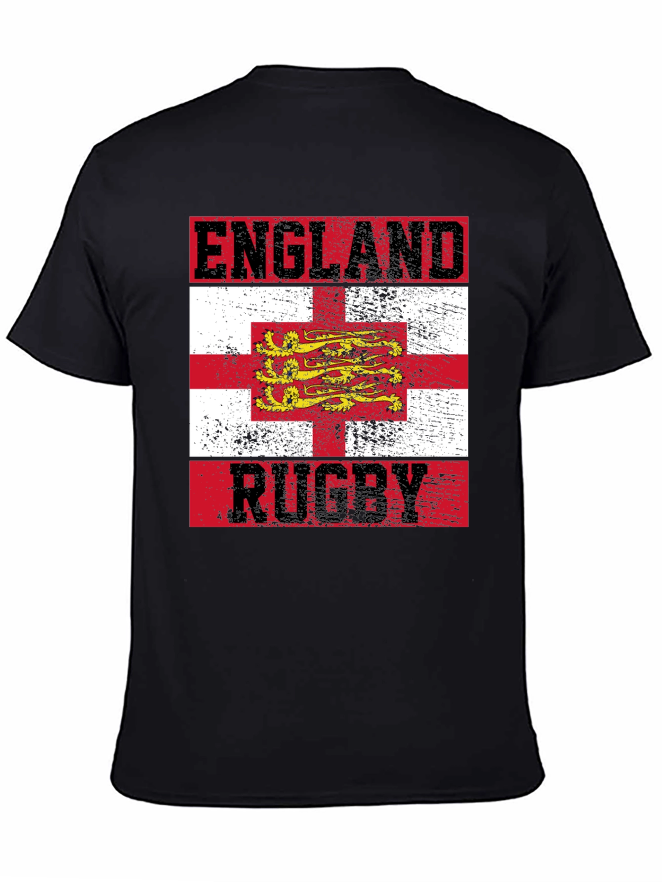 England Rugby T-Shirt - Distressed Style