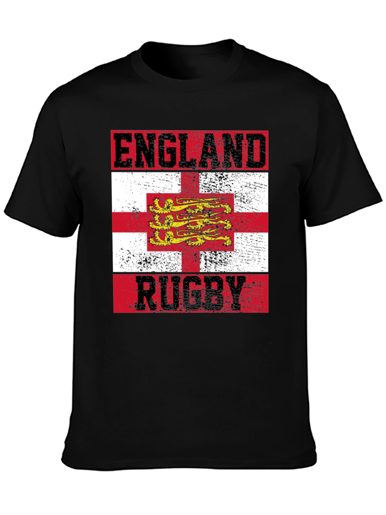 England Rugby T-Shirt - Distressed Style