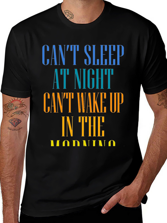 Cant Sleep T-Shirt - Humorous Insomnia Tee