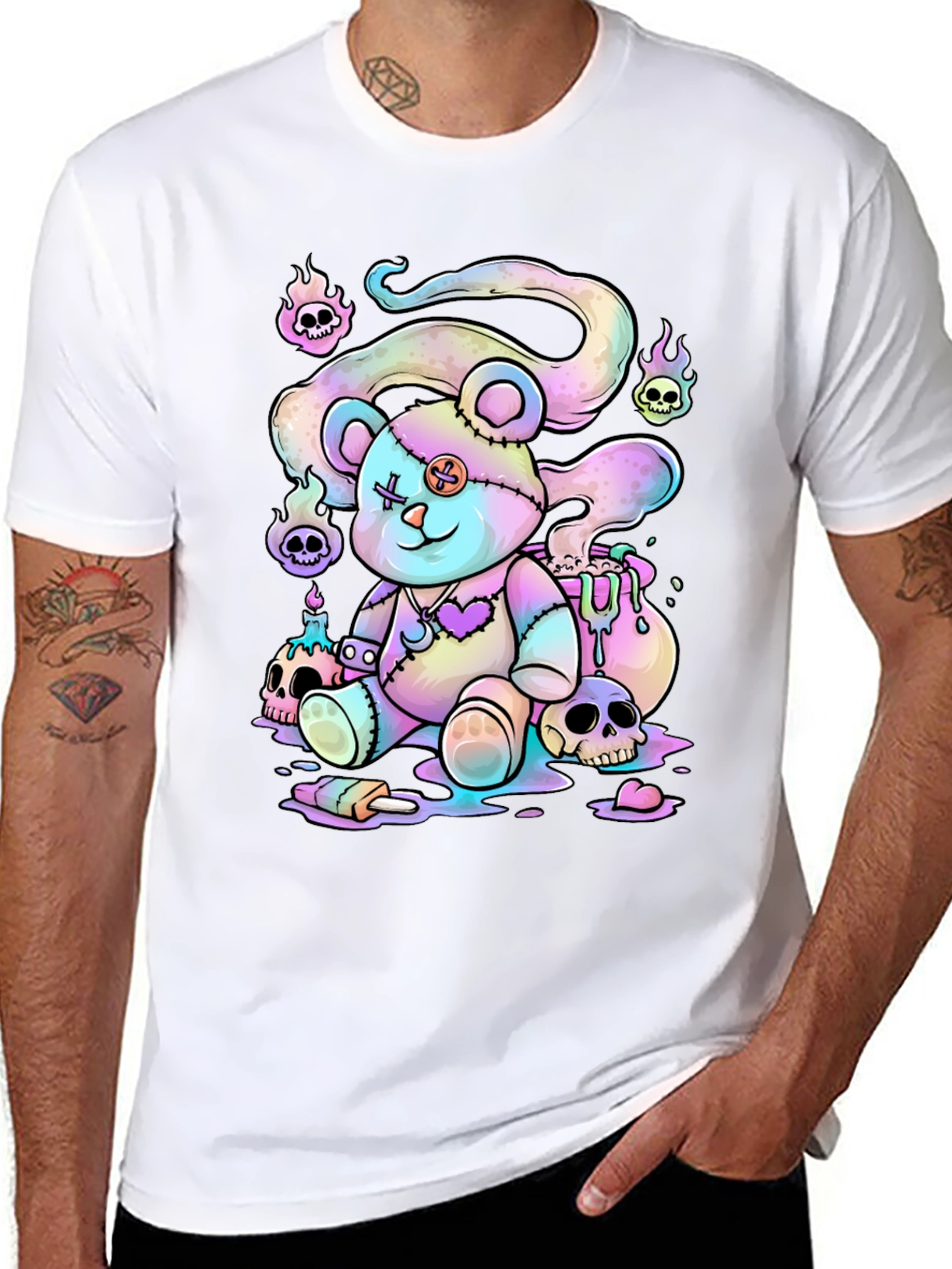 Gothic Teddy Bear T-Shirt