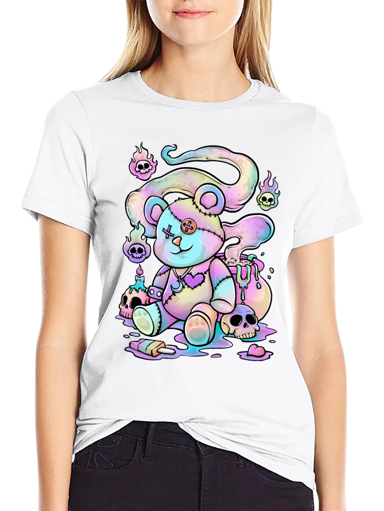 Gothic Teddy Bear T-Shirt