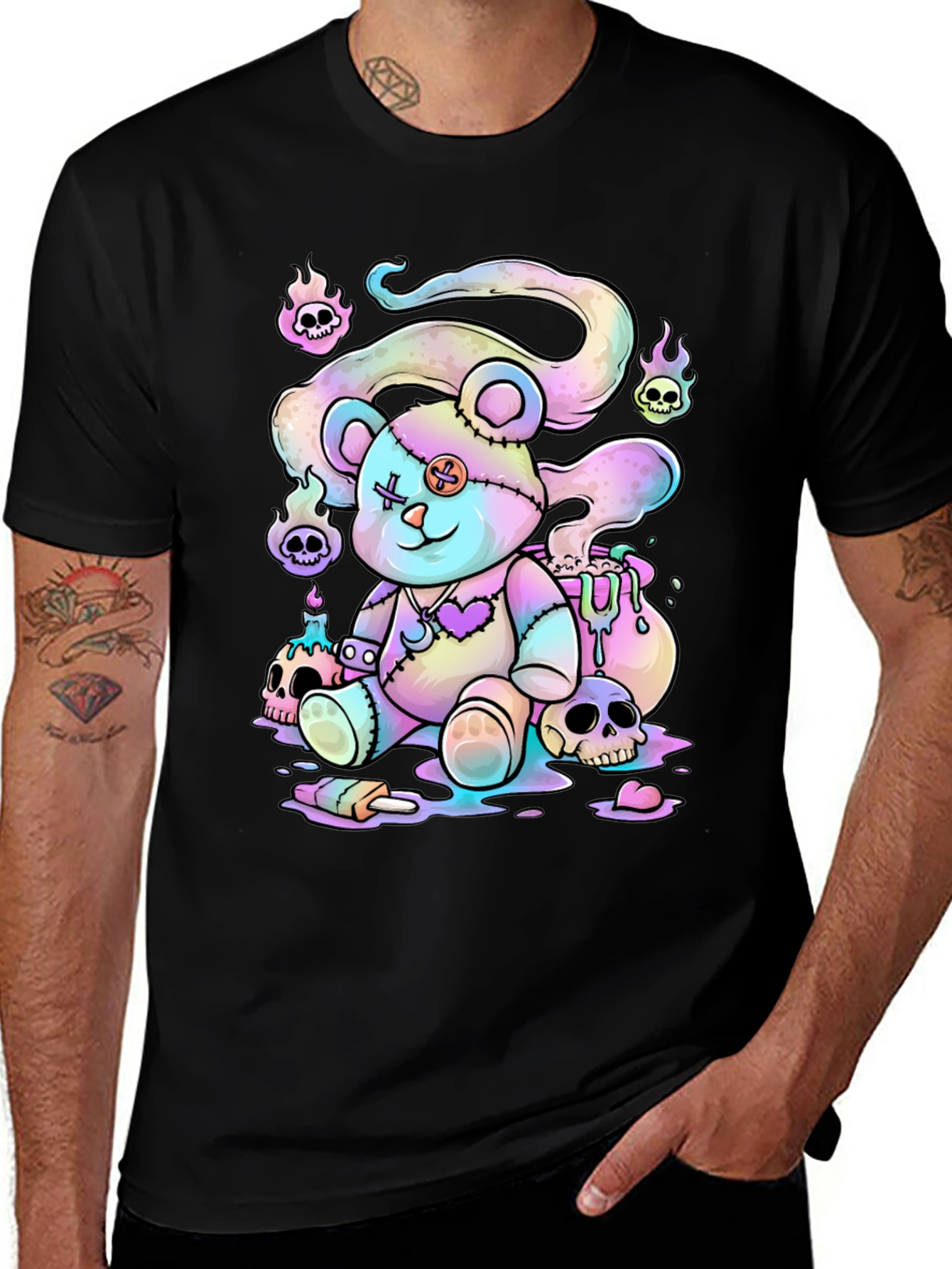 Gothic Teddy Bear T-Shirt