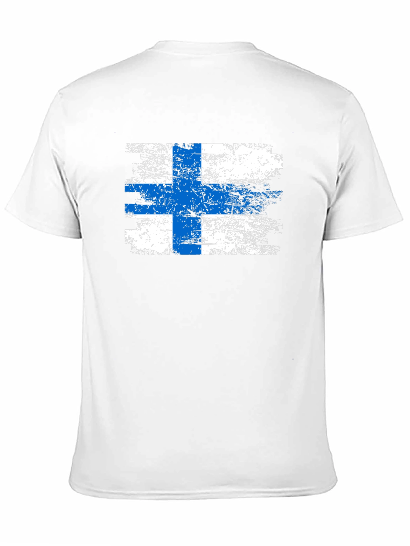 Finnish Flag Grunge T-Shirt