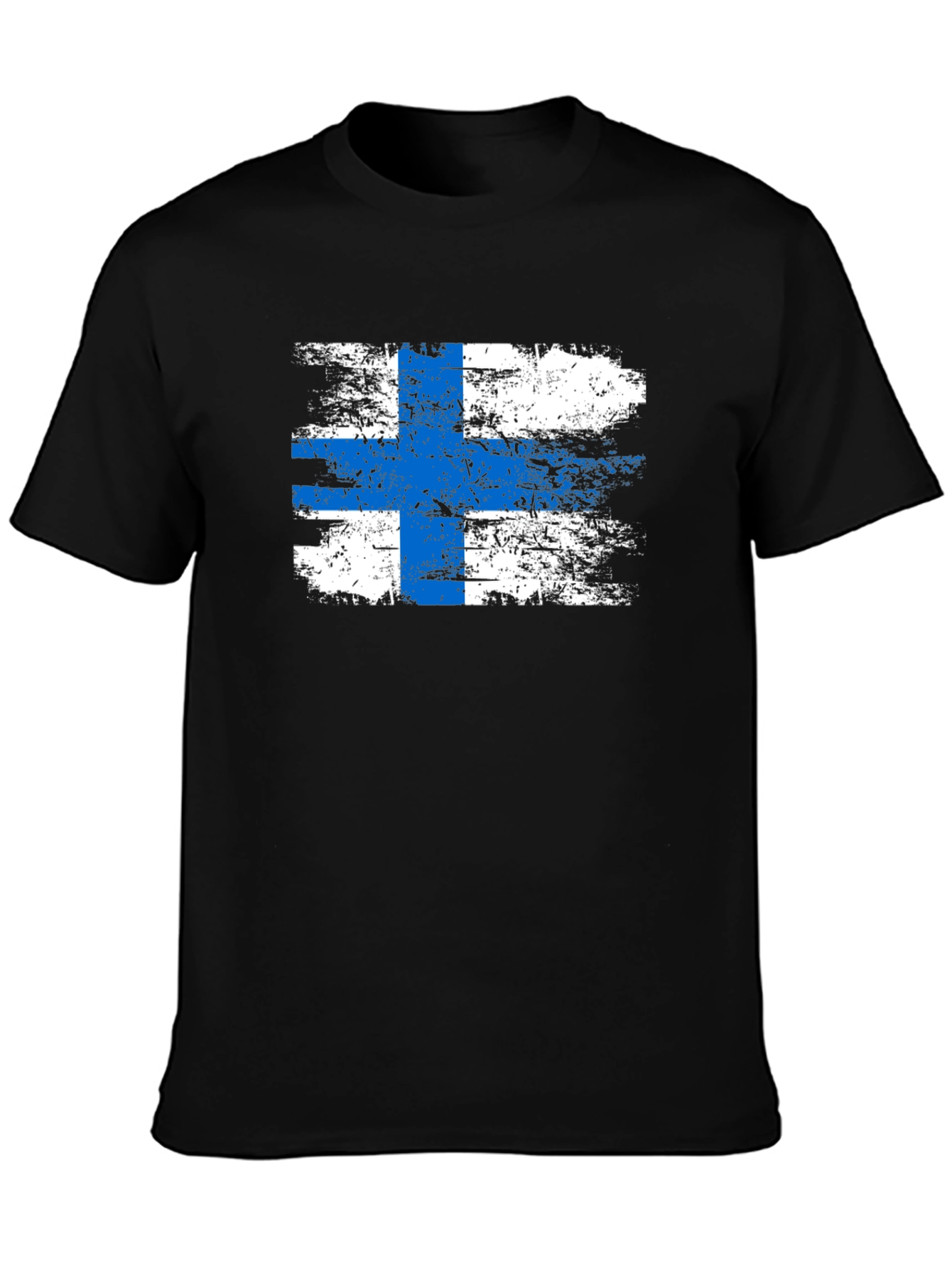 Finnish Flag Grunge T-Shirt